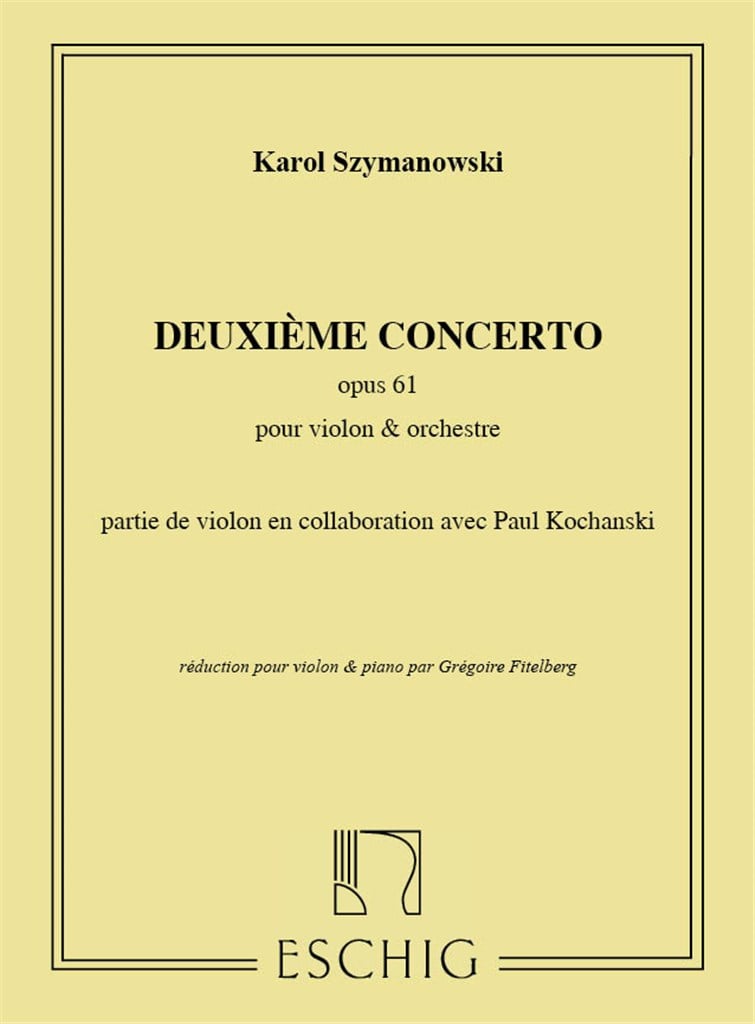 Deuxième Concerto Opus 61